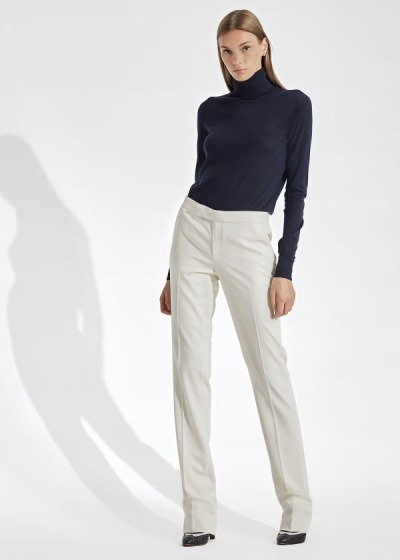 Ralph Lauren Cashmere Turtleneck Striktrøje Dame Danmark (KXNAB7485)